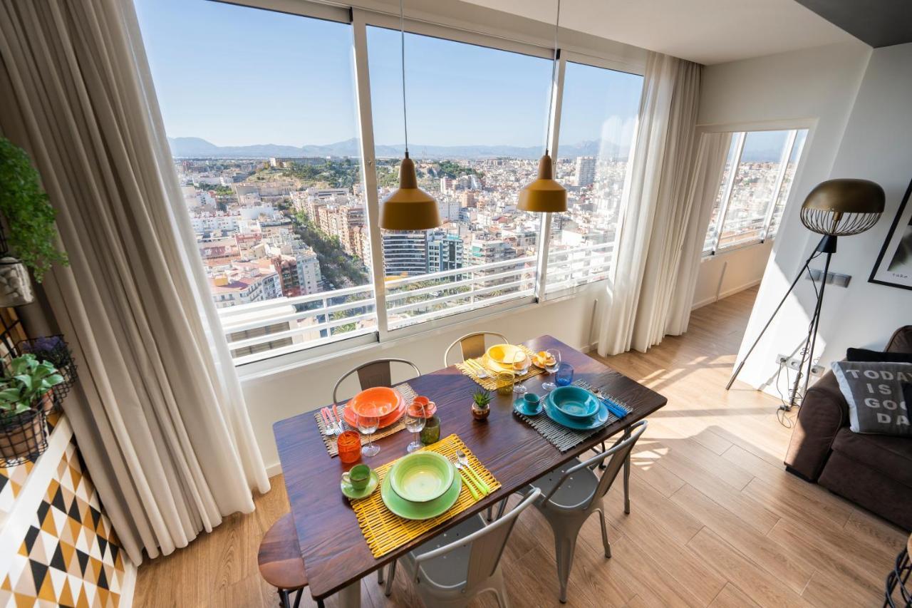 Charming Downtown Skyscrapper Alicante Exterior foto